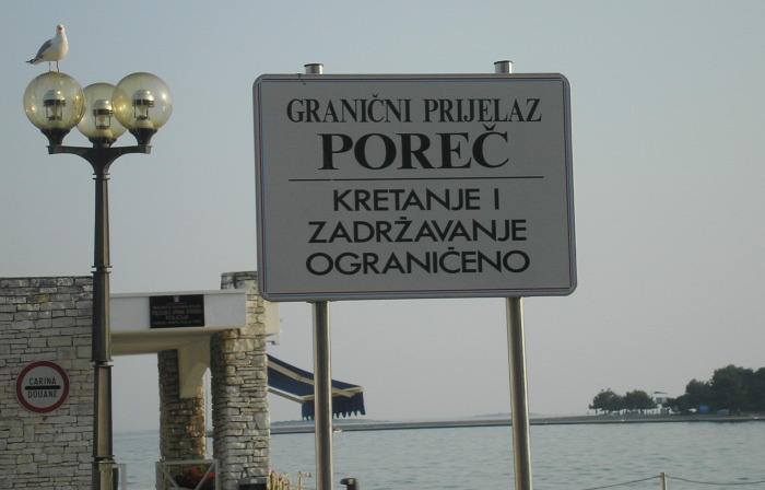 Horvátország Isztria város Porec