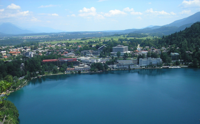 Szlovénia Bled Bledi-tó város