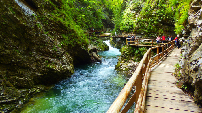 Szlovénia Bled Bledi tó szurdok Vintgar szurdok