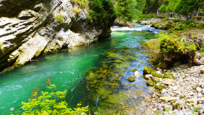 Szlovénia Bled Bledi tó szurdok Vintgar szurdok