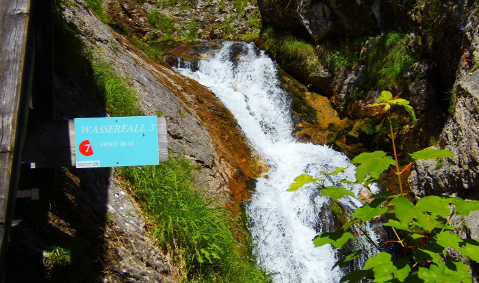 Ausztria Stájerország szurdok vízesések Palfau Wasserlochklamm