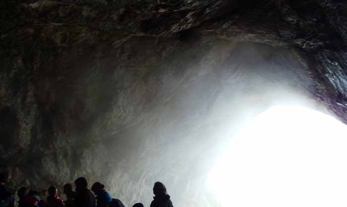 Ausztria Salzburg tartomány barlang Werfen Eisriesenwelt