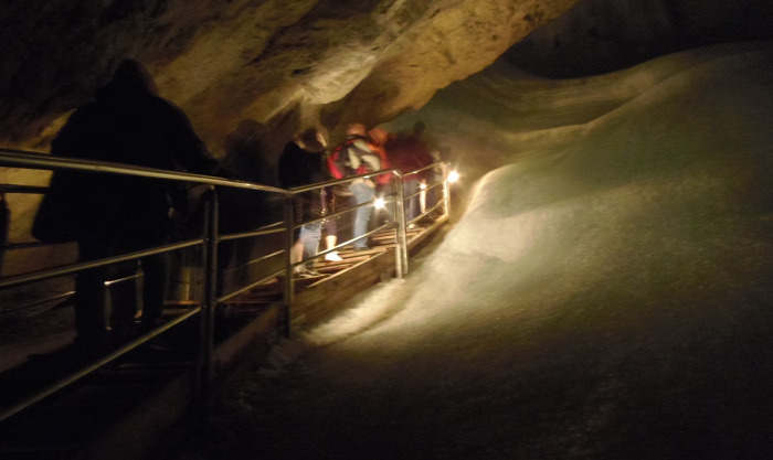 Ausztria Salzburg tartomány barlang Werfen Eisriesenwelt
