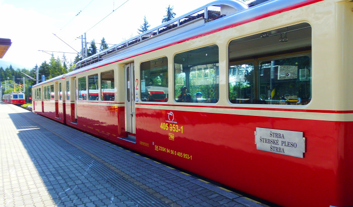 Szlovákia fogaskerekű Tátra Magas-Tátra Csorbató vonat
