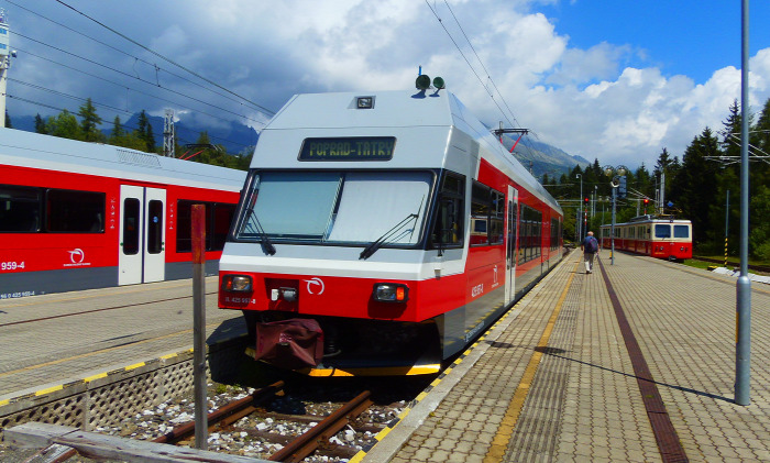 Szlovákia Magas-Tátra Tátra vonat
