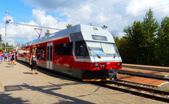 Szlovákia Magas-Tátra Tátra vonat