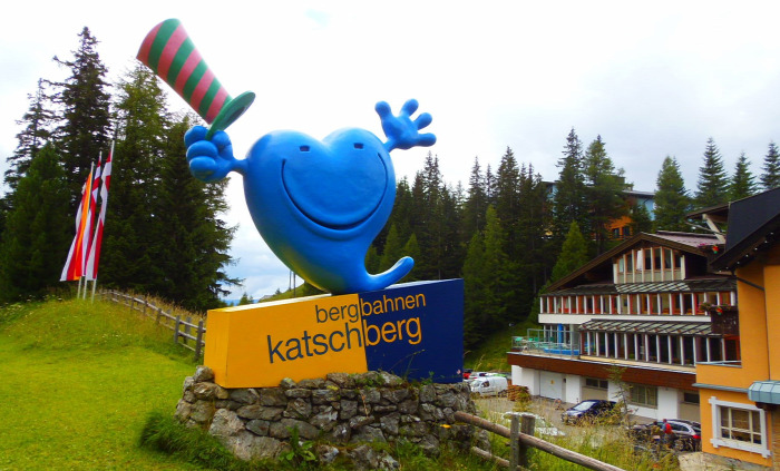 Ausztria Karintia Salzburg tartomány Katschberg hegy csúcskereszt Aineck