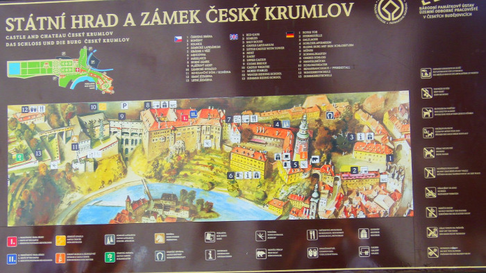 Csehország Cesky Krumlov város