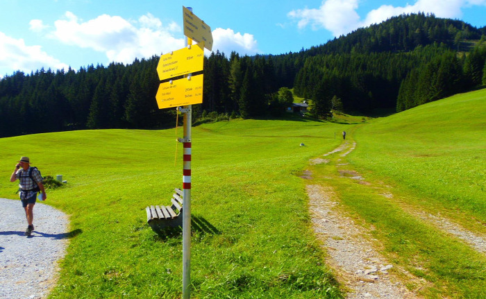 Ausztria Stájerország hegy csúcskereszt Medveszurdok Teichalm túraút
