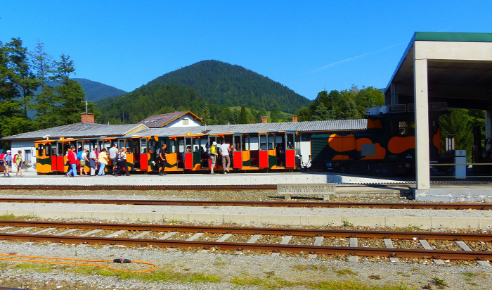 Ausztria Alsó-Ausztria fogaskerekű vasút Schneeberg Puchberg