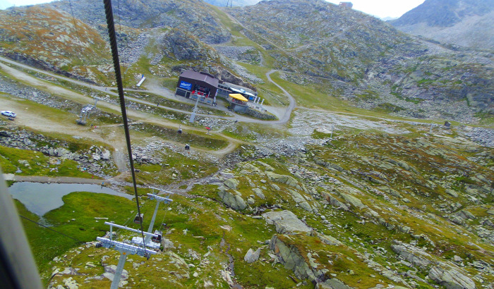 Ausztria Karintia kis-kabinos felvonó Mölltaler Gletscher