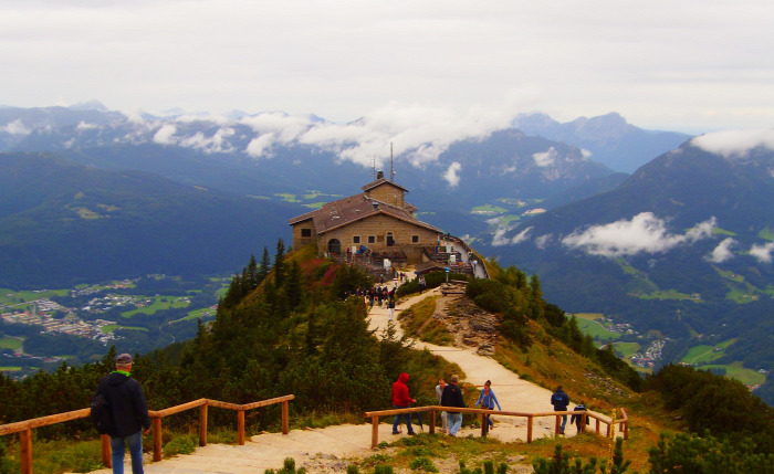 Németország Bajorország Berchtesgaden hegy csúcskereszt