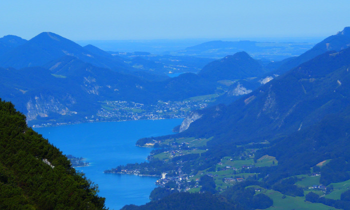 Ausztria Felső-Ausztria Bad Ischl hegy Katrinberg csúcskereszt