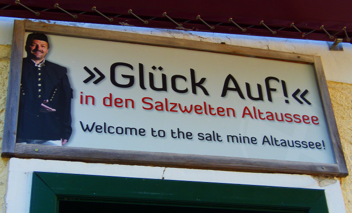 Ausztria Stájerország Salzkammergut Altaussee sóbánya barlang