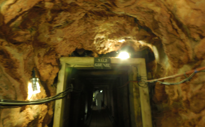 Ausztria Stájerország Salzkammergut Altaussee sóbánya barlang