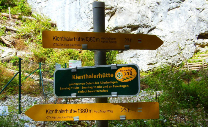 Ausztria Alsó-Ausztria szurdok hegy Schneeberg Weichtalklamm