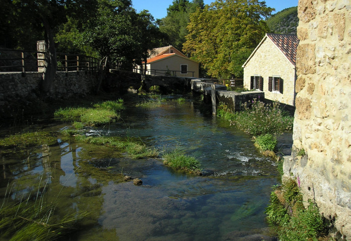 Horvátország Dalmácia Krka vízesések