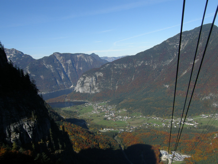 Ausztria Felső-Ausztria Obertraun Hallstatt nagy-kabinos felvonó hegy Dachstein