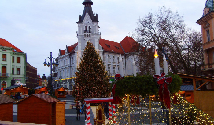 Magyarország Kaposvár város adventi vásár Somogy megye