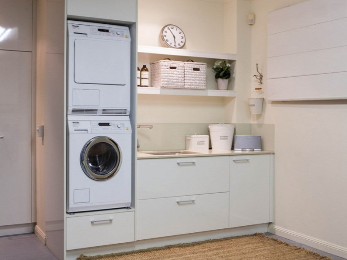 mosógép szárítógép mosókonyha lakberendezés ingatlanműhely