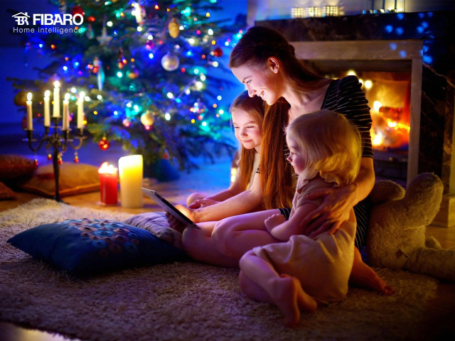 smart home ünnepi fények karácsony okos otthon FIBARO világítás