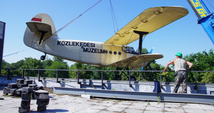 Liget Budapest Projekt Közlekedési Múzeum AN-2