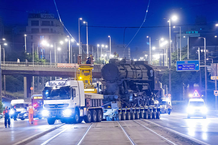 Liget Budapest Projekt Közlekedési Múzeum Városliget 424-es gőzmozdony