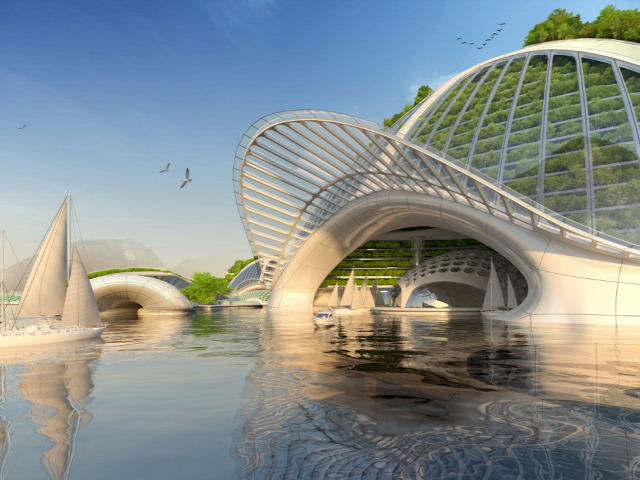 klímaváltozás jövő háza építészet víz archichat