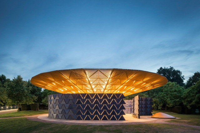 Kensington Serpentine Galéria pavilon Diébédo Francis Kere építészet afrikai archichat