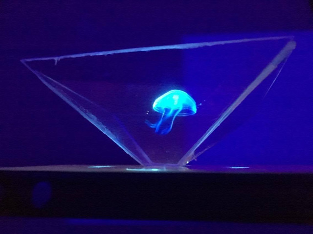 megmagyarázhatatlan hologram hologram kijelző DIY megmagyarazhatatlan