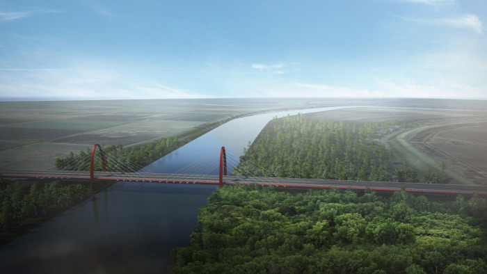 M44 közút beszerzés útépítés NIF Uvaterv híd Tisza autóút gyorsforgalmi