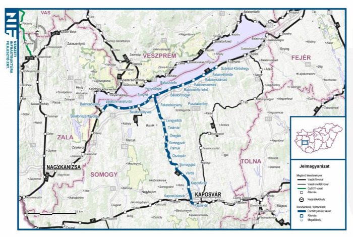 vasút NIF beszerzés felújítás Balaton NFM EU