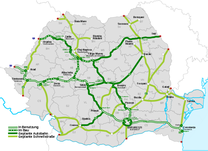 Románia közút útépítés beszerzés Kolozsvár Erdély autópálya EU