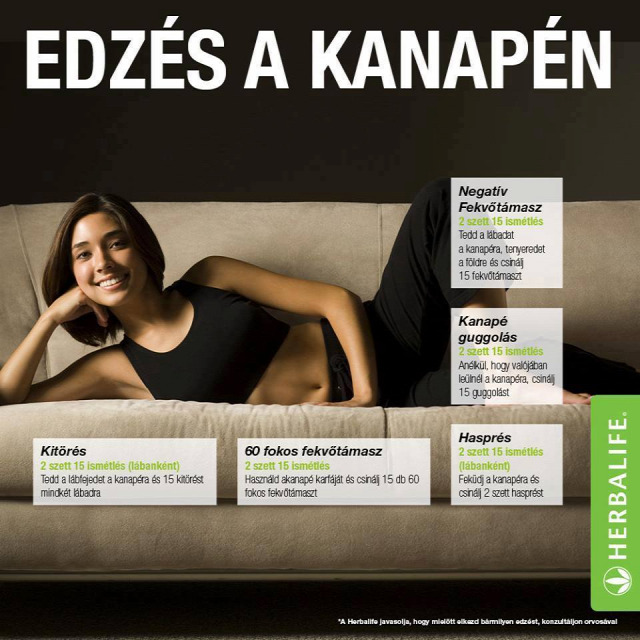 Herbalife aktivitás edzés otthon