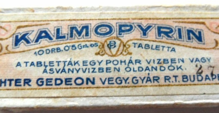 Richter Gedeon gyógyszergyártás Kalmopyrin