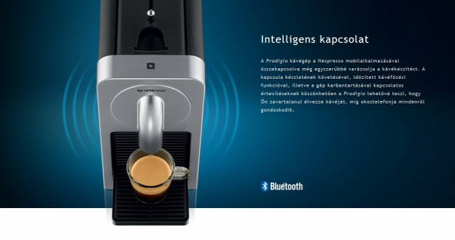 Nespresso Prodigio Prodigio&Milk kávéfőző bluetooth