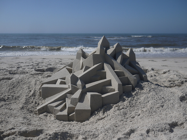 homokvár homokvár művész Calvin Seibert geometria érdekes