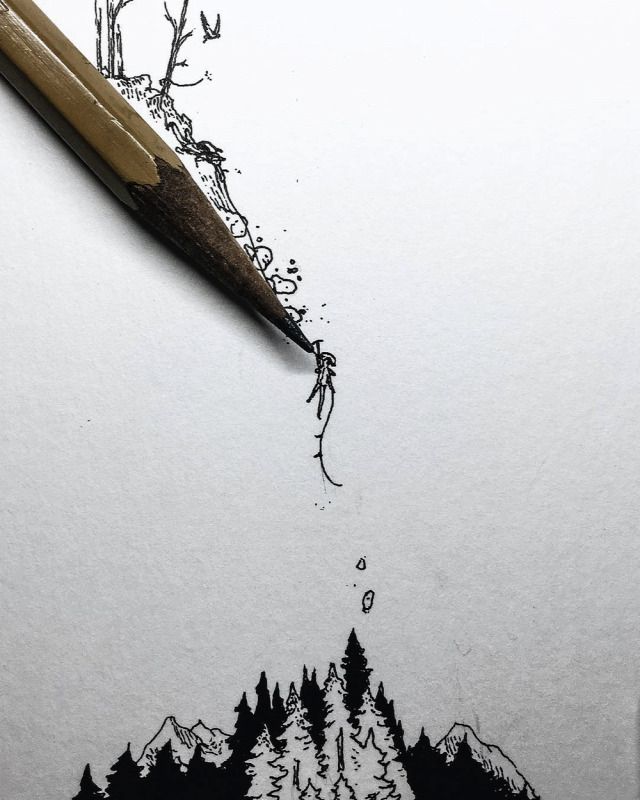 ceruzarajz rajz miniatűr grafit