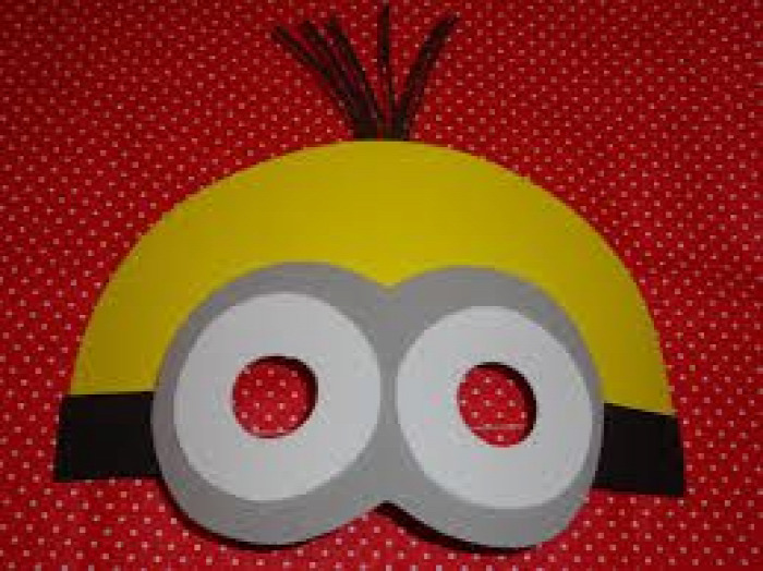 Minion Minions Minionok Gru Despicable Me farsang család DIY együtt geek gyerekekkel jelmez közepes maszk álarc