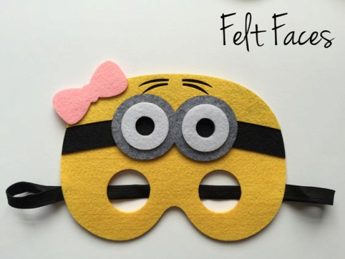 Minion Minions Minionok Gru Despicable Me farsang család DIY együtt geek gyerekekkel jelmez közepes maszk álarc