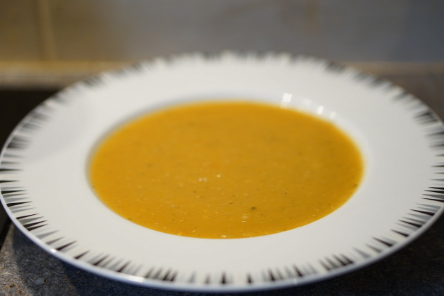 leves recept édesburgonya vöröslencse vegán vegetáriánus kiemelt