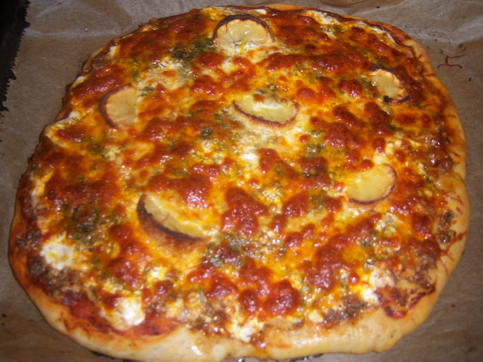pizza halas pizza gombás pizza