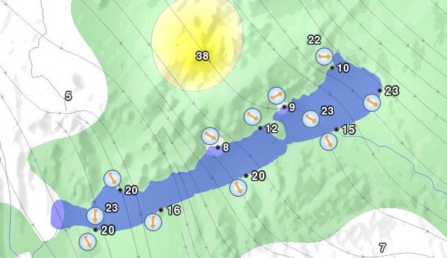 Kékszalag  időjárás  51. Kékszalag Nagydíj  Balaton