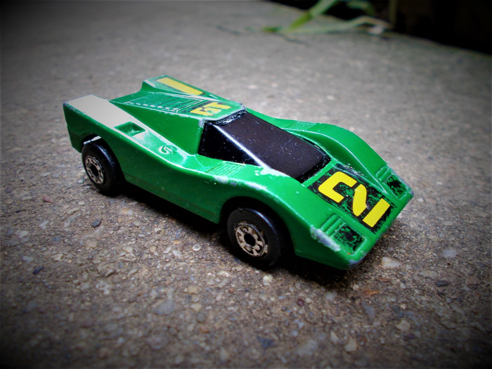 matchbox super gt br 14/15 1985 england flamin manta hairy hustler