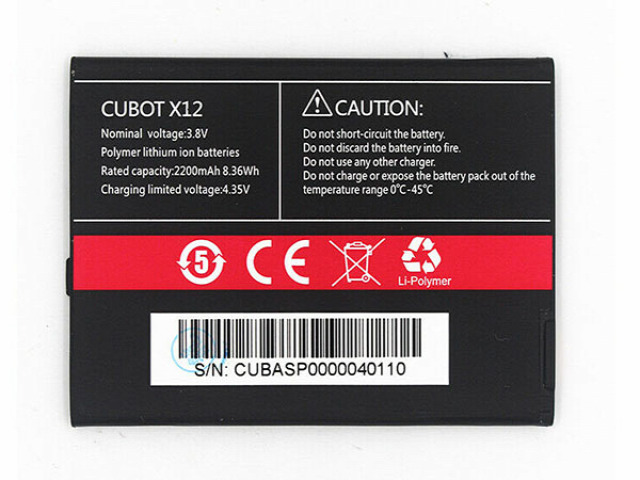 Cubot x12 akku