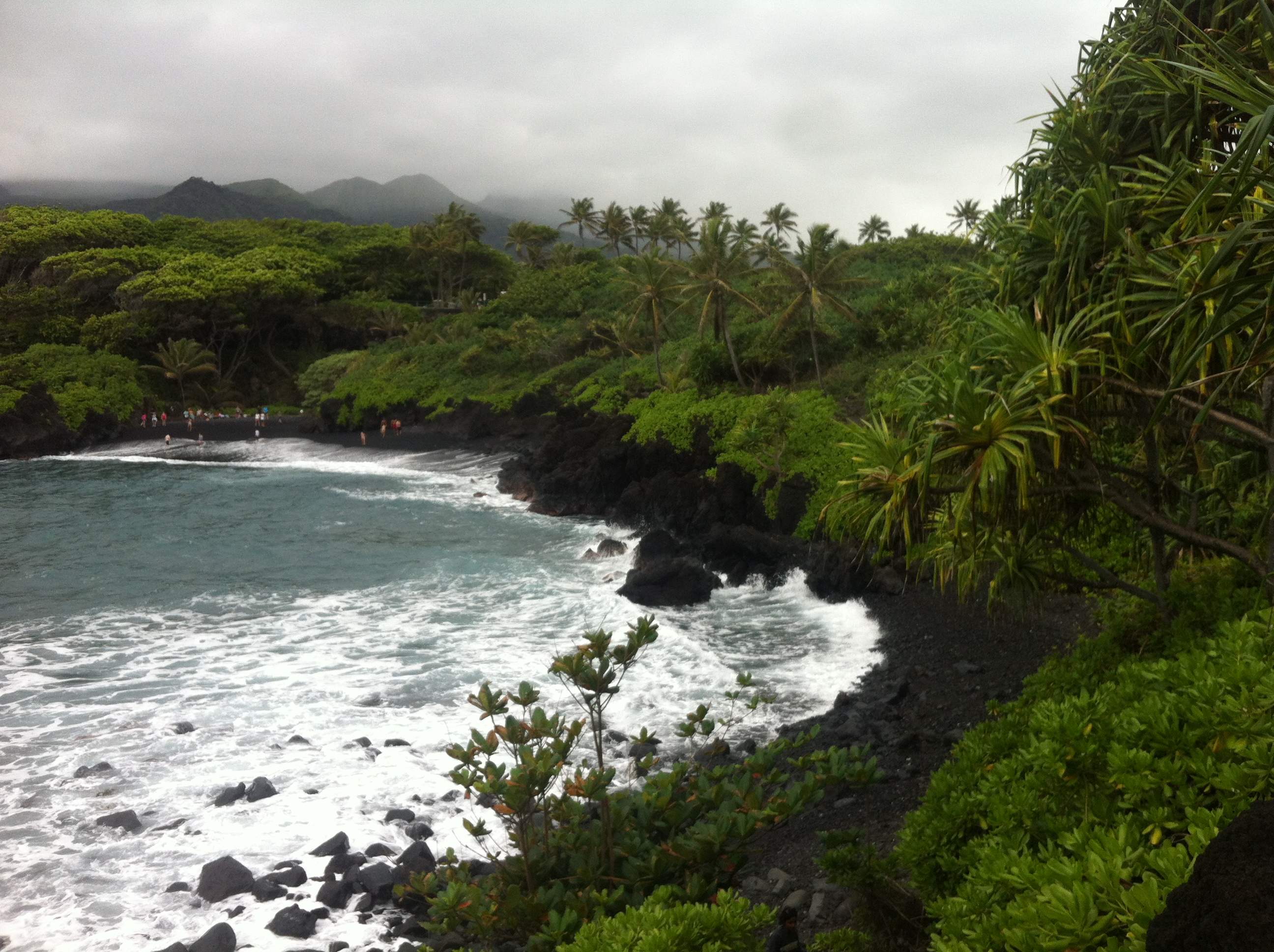 Hawaii Maui Utazás Külföldi munka vulkán kókusz