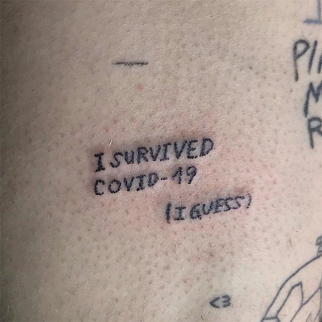 koronavírus tetoválás tattoo