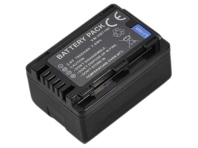 PANASONIC PANASONIC VW-VBT190 VW-VBT190 PANASONIC VW-VBT190 battery PANASONIC battery VW-VBT190 VW-VBT190 battery PANASONIC battery PANASONIC VW-VBT190 Replacement battery PANASONIC VW-VBT190 Compatible Battery