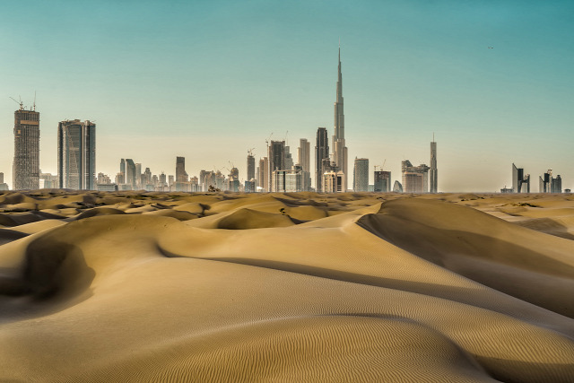 Dubai sivatag eltűnt város hajós központ