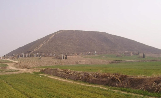 Xian Kína piramis Wu császár Fehér piramis kutatás